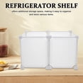 thumbnail image 1 of KAKOWELY Stair Storage Basket Freezer Organizer Bin Plastic Kitchen Use 1Set, 1 of 8