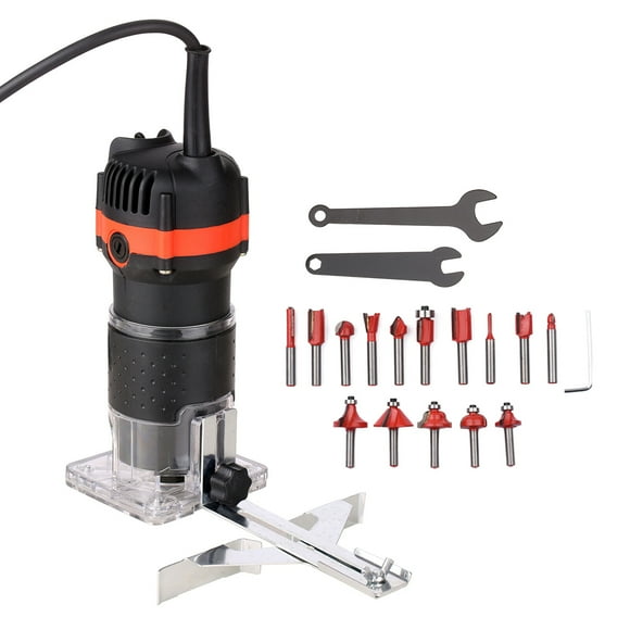 Weytoll machine à sous Routeur de Bois Stratifié Professionnel Menuisier 800w 30000r / Min Menuisier Menuisier Menuisier avec Menuisier 15pcs Menuisier Professionnel Menuisier Menuisier Menuisier Menuisier