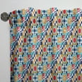 thumbnail image 3 of Designart 'Antique Broken Wood' Modern & Contemporary Curtain Panel, 3 of 5