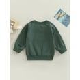 thumbnail image 4 of Bagilaanoe Toddler Baby Boy Oversized Sweatshirt Long Sleeve Letter Print Pullover 6M 12M 18M 24M 3T Kids Loose Tee Tops, 4 of 7