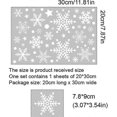 thumbnail image 5 of Christmas Window Clings For Glass Windows 5 Sheets Christmas Window Decals Snowflakes Christmas Decorations Christmas, 5 of 5