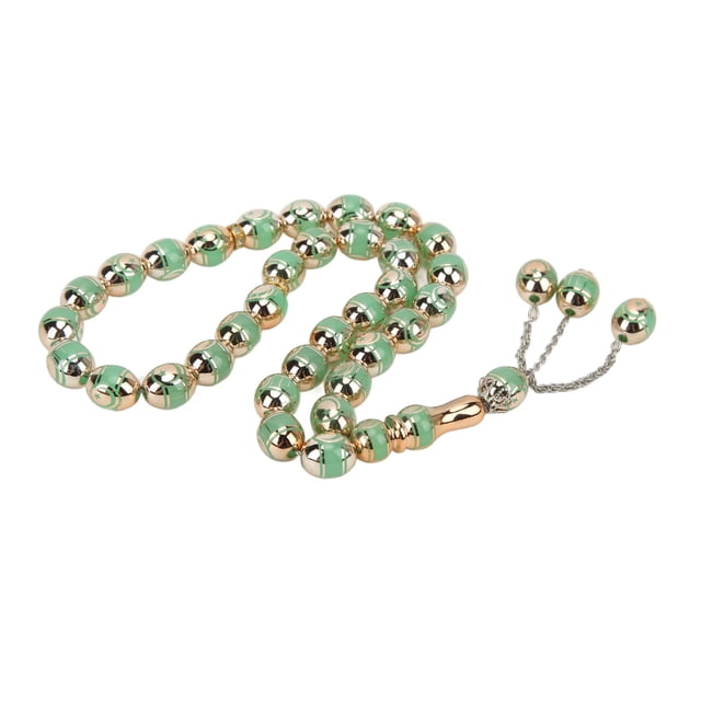 Cuentas de oración Rosario Blanco Beige Tasbih Cuentas de oración Rosario Altamente recomendado Jadeshay A