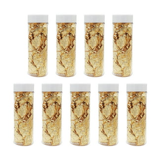 goldz: 24 Karat Edible Gold Leaf- Gold Foil Flakes for Cake Decorations,  Glitter for Drinks and Cocktails, Chocolate Making and More 30ml 
