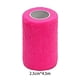 thumbnail image 3 of Vendaje no tejido Elástico Autoadhesivo Lesión Fijación Tela Muñeca Antideslizante Cohesivo Envuelto Vendajes Suministros Hogar Accesorios para máquinas de ejercicios Rosa 2.5 cm x 4.5 cm Naiovety HW4350-05, 3 of 3