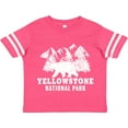 thumbnail image 3 of Inktastic Yellowstone National Park with Bear Mountains and Trees Boys or Girls Toddler T-Shirt, 3 of 5