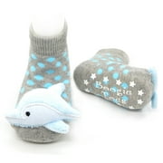 Baby Dolphin Boogie Toes Rattle Socks, 1 Pair, 1-2 Yrs