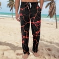 thumbnail image 2 of JGNGSHN Men’s Camo Pajama Pants with Pocket Drawstring Elastic Waist Button Fly Relaxed Fit Wide Leg Sleepwear Lounge, 2 of 7