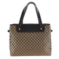 thumbnail image 1 of Pre-Owned CELINE Macadam Handbag Canvas x Calf Brown A5 Women's (Good), 1 of 8