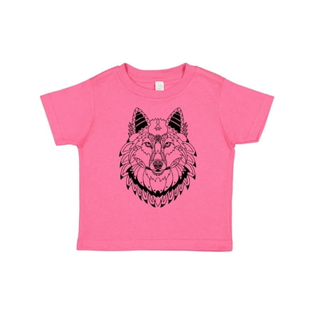 

Inktastic Tribal Wolf Head Gift Toddler Boy or Toddler Girl T-Shirt