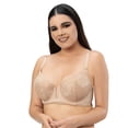 thumbnail image 1 of Paquete de Brasier Adda Lingerie Modelo Arantza, Brasier para busto pesado, Colores blanco y beige, 1 of 3
