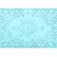 thumbnail image 1 of Ahgly Company Indoor Rectangle Persian Light Blue Traditional Area Rugs, 2' x 4', 1 of 4