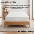 thumbnail image 5 of Colchón Individual En Caja Esponja Memory Foam De Alta Densidad Firmeza Media Suavidad Y Durabilidad Tecnología Híbrida Ortopédico (Blanco, Individual), 5 of 5