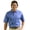 Classic Blue, variant on Monterey Club Men's Pima Cotton Solid Jersey Golf Polo Shirt #1110
