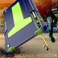thumbnail image 5 of ELEHOLD Heavy Duty Rugged Case for Samsung Galaxy Tab S9+ /S9 FE+ 2023, Built-in Hidden Kickstand Pencil Holder Shockproof Anti-Scratch Hybrid Case for Samsung Tab S9 Plus /S9 FE Plus,Navy + Green, 5 of 5