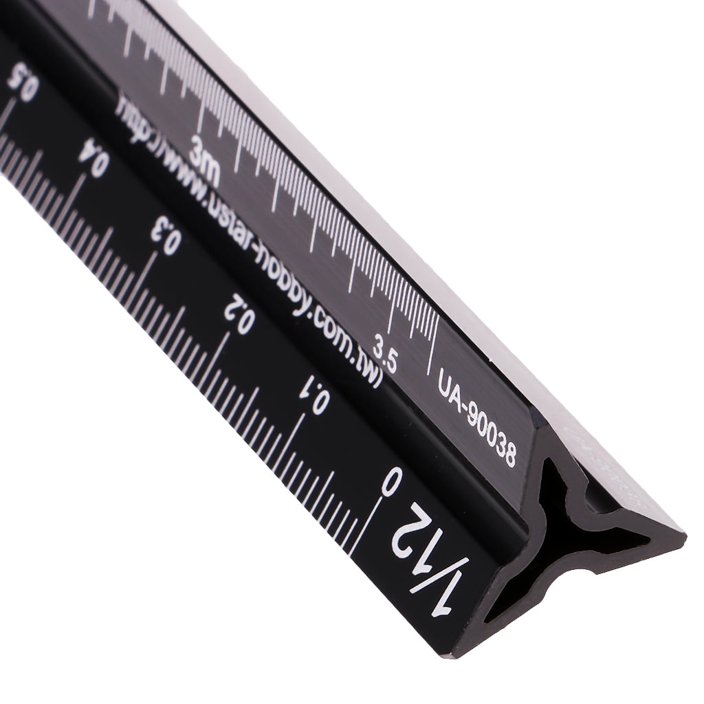17cm UA-90038 Model Triangular Scale Ruler for1/12 1/24 /1/32 1/35 1/48 1/72 
