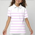 thumbnail image 4 of HIPYLO Cute Tops Y2k Girls Graphic Tees 7-8 Down Vest Uniform Shirts for Girls Red Shirt Girl Clothes Size 7-8 Young Girls Clothes Trendy Clothes, 4 of 5