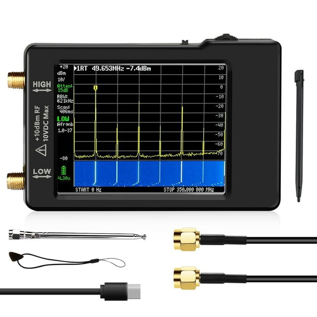 Spectrum Analyzer MF/HF/VHF UHF Input For 0.1MHZ-350MHZ And UHF Input For 240MHZ-960MHZ Signal Generator ,Powerful Signal Generation