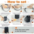 thumbnail image 1 of Battery Outdoor Camping Shower Portable Electric Shower Pump Waterproof with 2-Level Water Flow for Camping Hiking Backpacking Travel Beach Pet Watering, 1 of 7