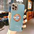 thumbnail image 1 of IBAOLE Specially Designed for i 13 Mobile Phone case Luxury Phone Magnetic Case for iPhone 13 Pro Max Mini Cover with Ring Holder Soft ScratchIBAOLE Resistant Microfiber Lining, 1 of 7