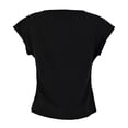 thumbnail image 2 of Blusa George para Mujer, Media Aletilla Negro Talla M, 2 of 4