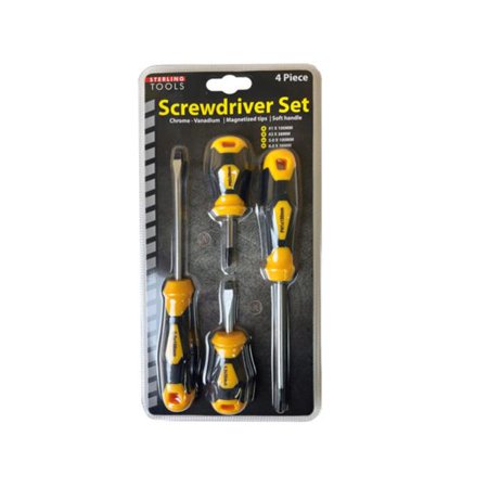 

Kole Imports KL899-6 4 Piece Screwdriver Set - Pack of 6