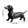 thumbnail image 3 of Estatuas Adorno De Perro Salchicha De Pie Estatua De Perro Salchicha De Resina Regalo para Amantes De Perros De Pie para Decoración De Jardín, 3 of 5
