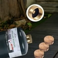 thumbnail image 4 of Youho Solid Brass Propane Tank Cap - 1lb Refill for Outdoor Camping Stove Cooking, Prevents Gas Leaking, Brass Construction (2 packs), 4 of 6