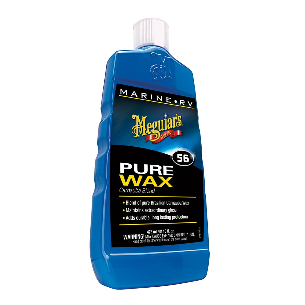 Meguiar's M56 Marine/RV Pure Wax Carnauba Blend Marine Wax for High