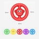 thumbnail image 3 of Grip Strengthener Silicone Grip Ring Ejercitadores De Mano Juguete De Descompresión Para Niños Adultos Noticed FN007795-05, 3 of 6