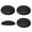 Black, variant on Uxcell Self-stick Home Anti-slip Wedge Doorstops Protector Rubber Black 4pcs