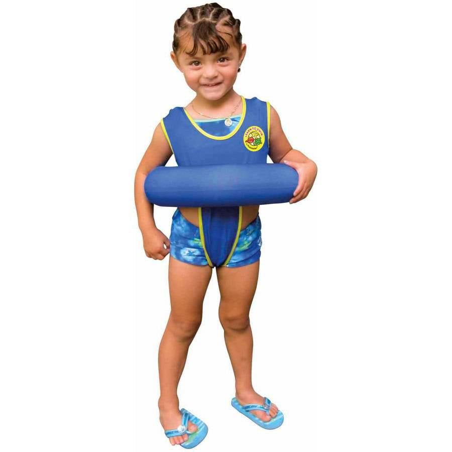 Boys Girls Float Jacket Swim Vest Baby Kids Swimwear Swimsuit Inflatable Float Vest Childrens Swim Training Aids for Learning to Swim Red 