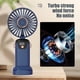 thumbnail image 5 of Fiudx Ofertas Del Día Ventilador Portátil Con Pantalla Digital Y Base De Soporte, Ventilador Recargable Por Usb, Soporte Para Cuello De 5 Velocidades, Ideal Para Viajes, Hogar, Oficina Y Uso En Dormi, 5 of 7