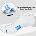 thumbnail image 6 of KOITHOT 12 Pairs Men Ankle Socks, Cushioned Athletic Breathable Low Cut Socks for Men, 6 of 7