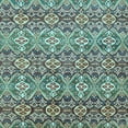 thumbnail image 1 of Ahgly Company Indoor Square Abstract Light Blue Modern Area Rugs, 8' Square, 1 of 4