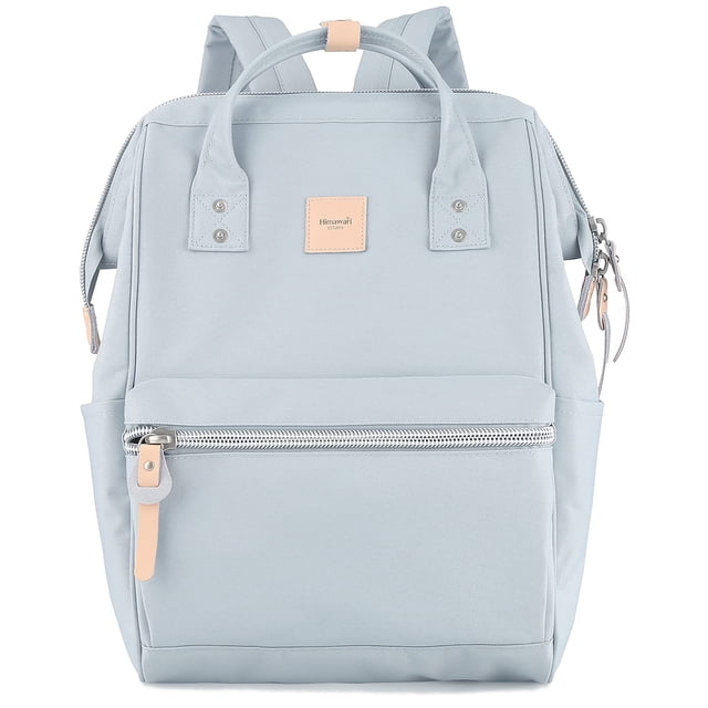 Mochila himawari para portátil de viaje para mujeres y hombres, 18 litros, azul claro