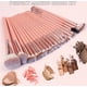 thumbnail image 3 of Brochas De Maquillaje Kit 20 Pcs Para Maquillaje Profesional Modelo Rosa, 3 of 4