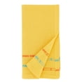 thumbnail image 4 of Fennco Styles Dobby Border Woven Cotton Table Cloth Napkins 18" W x 18" L, Set of 4 - Yellow Dinner Napkins for Home, Dining Table Décor, Family Gathering, Banquets and Special, 4 of 5