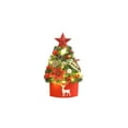 thumbnail image 2 of Christmas Decorations Indoor Outdoor,Christmas Tree Decorations,Christmas Ornaments Bulk For Tree,Mini Christmas Tree Flocking White Christmas Tree Ornaments Small Encrypted Decoration Desktop, 2 of 6