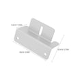 thumbnail image 3 of KAKOWELY solar panel bracket kit 4Pcs Aluminum Z Mounting Brackets for Solar Panels Ideal for RV Roof Boat and Trailer Installations DIY Solar Panel Mounting Kit, 3 of 4