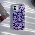 thumbnail image 1 of Étui iPhone 13 Pro Max - Sourire Acide Violet - Transparent, 1 of 4