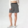 thumbnail image 6 of Hurxie Women's 5" Hiking Shorts UPF 50+ Quick Dry Lightweight Athletic Running Golf Summer Casual Shorts with Pockets Gray,2XL, 6 of 6