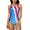 Stripe, variant on Women's One Piece Athletic Racerback Swimsuit Slimming Bathing Suit