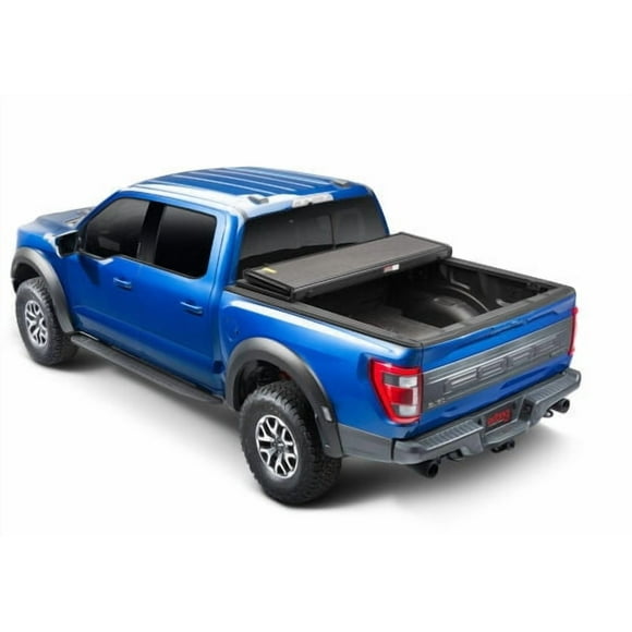 Convient pour Nissan Frontier Extang 2022-2024, Couverture 88962 Pliable Solide; Pliable Dur; Non-Verrouillant; Noir Texturé; Panneaux EnduraShield de 1 Pouce d'Épaisseur avec Cadre en Aluminium de Qualité Aéronautique