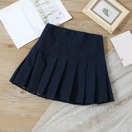 

Toddler Girls Skirts Summer Fashion Waist Tennis Pleated Slim Skirt Casual Mini Waist Skirt