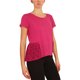 thumbnail image 4 of maison Jules - Camiseta básica con peplum de encaje para mujer, rosa, XS, 4 of 5
