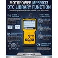 thumbnail image 6 of MOTOPOWER Car OBD2 Code Reader OBD2 Scanner Engine Fault Code Reader Car Diagnostic Scan Tool, 6 of 16