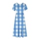 thumbnail image 2 of Vestido de Manga Corta para Mujeres Vestido de Verano de Cuello Redondo Impreso, Poliéster de Tamaño Verdadero Diario Y Vestido de Fiesta, 2 of 4