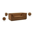 thumbnail image 2 of Meridian Furniture Cascade Saddle Velvet Fabric Loveseat, 2 of 18
