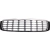 Grille Assembly for 1997-1999 Cadillac DeVille Chrome Shell with Painted Black Insert