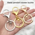 thumbnail image 3 of ZheElen 10pack/lot Metal Key Chain Snap Hooks - Accessories For Personalized Keychain Is Low KC Gold 1Set, 3 of 6